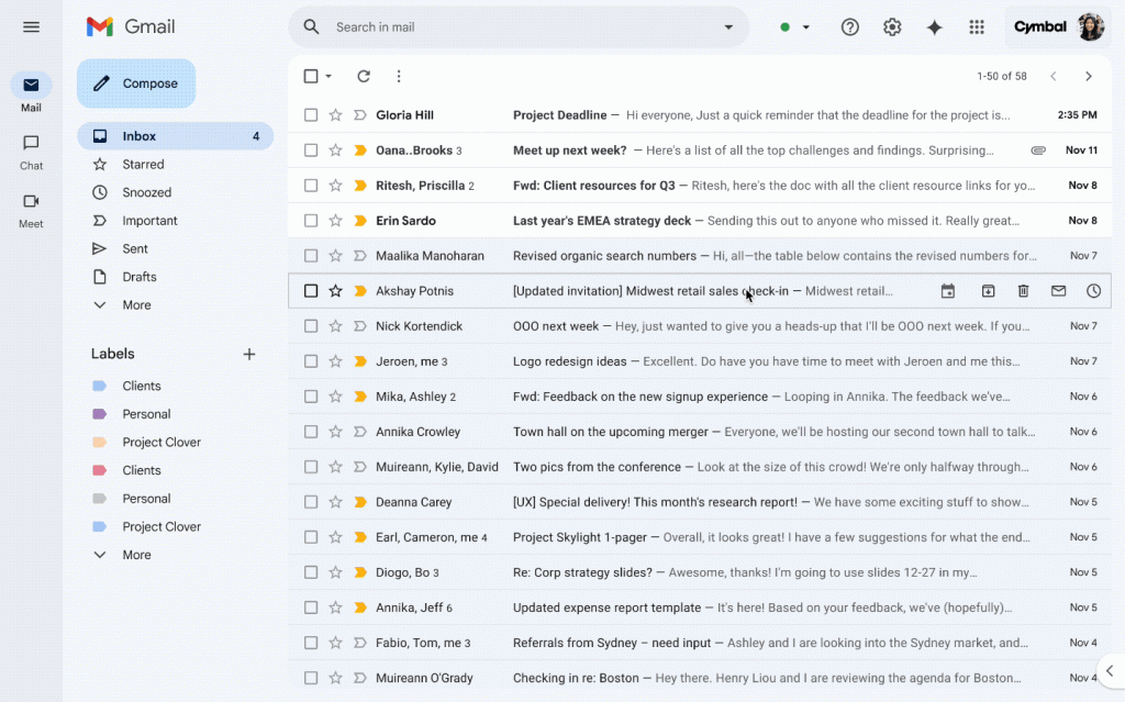 Gemini in Gmail