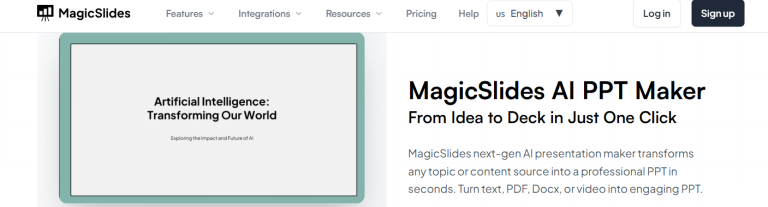 MagicSlides AI — An AI Tool That Builds Presentations for You — And Lets You Edit Everything