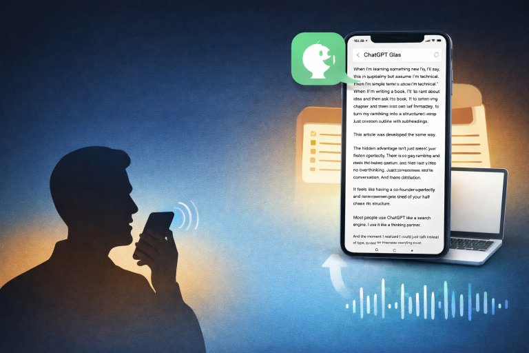 Stopped Typing. I Started Talking.