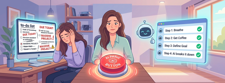 The AI Panic Button: How to Cure Task Paralysis